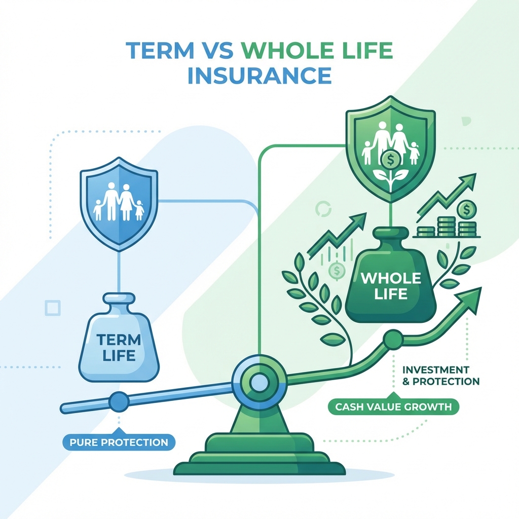 Term Insurance vs. Whole Life: Which is Right for You?